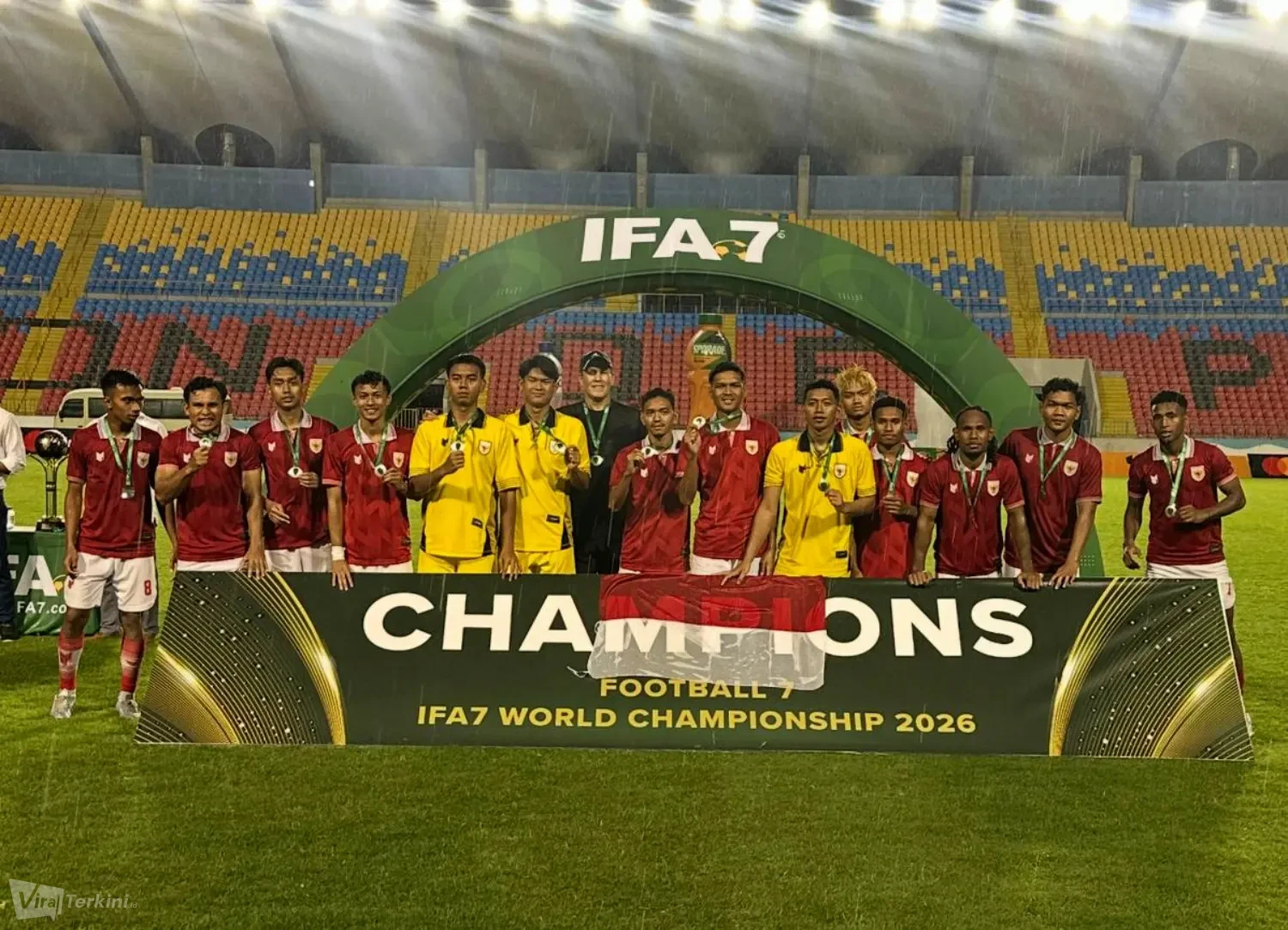 Luar Biasa! Indonesia Taklukkan Brasil dan Finis di Posisi Kedua Dunia FA7