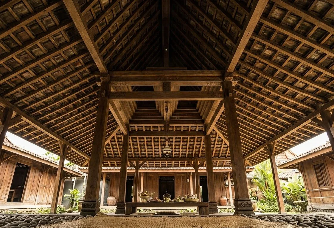Kenapa Atap Rumah Joglo Berbentuk Tinggi dan Bertingkat? Ini Makna Filosofis Dibaliknya